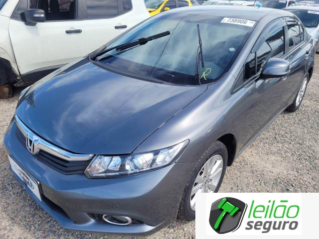 LOTE 001 HONDA/CIVIC LXS 1.8 16V I-VTEC 2014